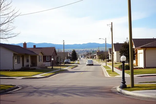 Ranch homes and newer suburban homes in Commerce City