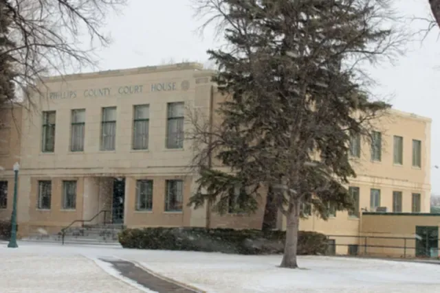The Phillips County Courthouse on Interocean Avenue in Holyoke